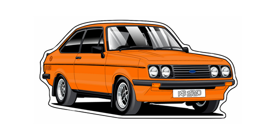 Mk2 Escort RS2000 Magnet ORANGE