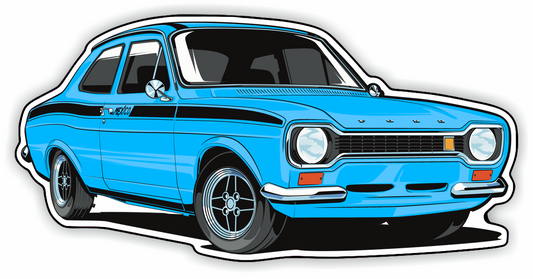 Mk1 Escort Mexico Magnet - BLUE