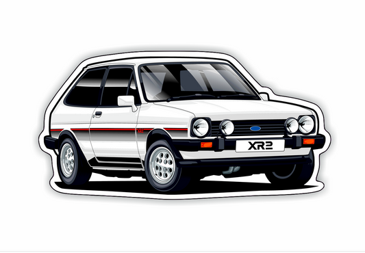 Mk1 Fiesta XR2 Magnet - WHITE